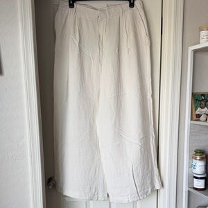 a new day Cream Wide-Leg Women's Trousers